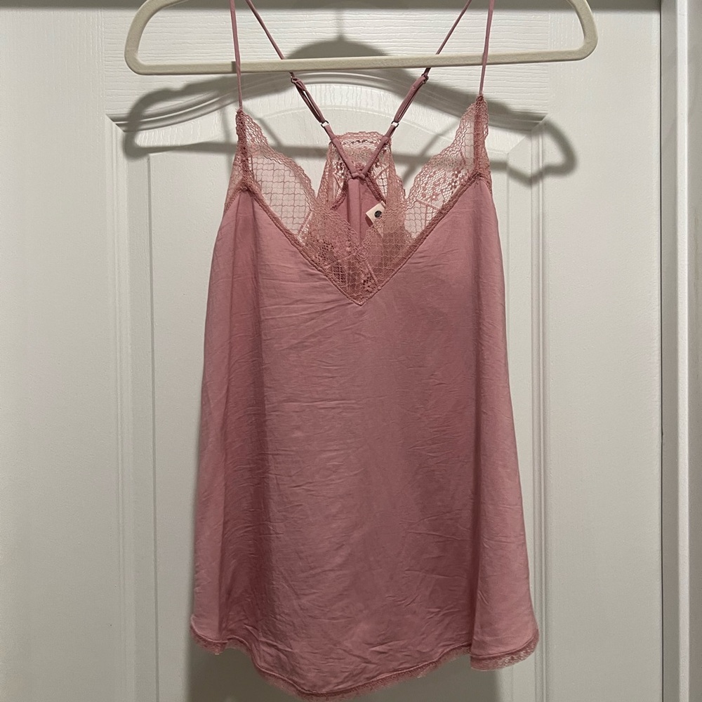 Impeccable Pig Pink Lace Cami